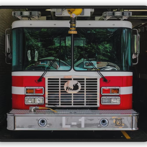 Firetruck Mouse Pad